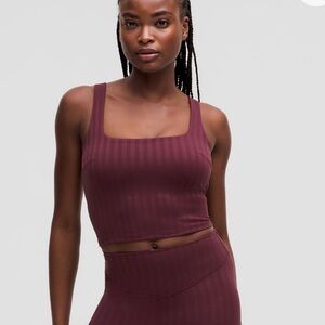 Lululemon Athletica Burgundy Tank Top